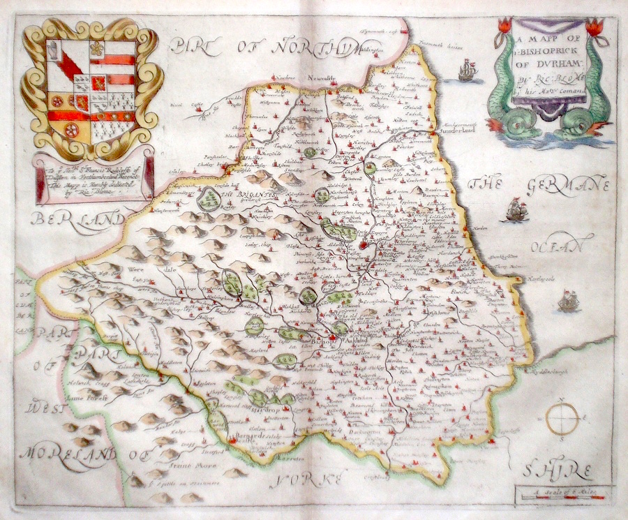 Antique Maps of Durham